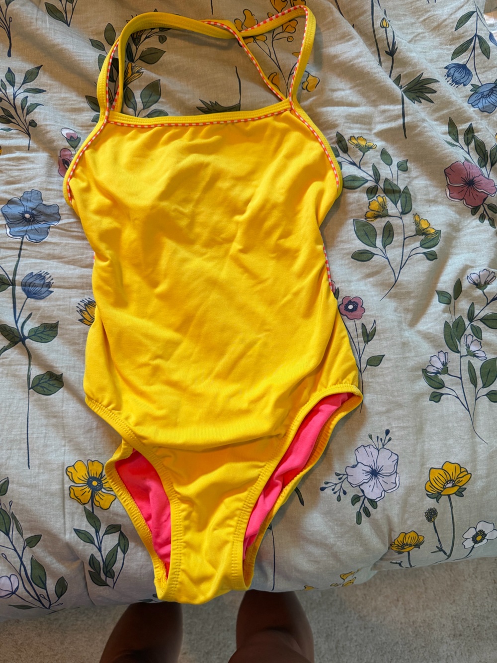 Dolfin Uglies Yellow One-Piece Swimsuit